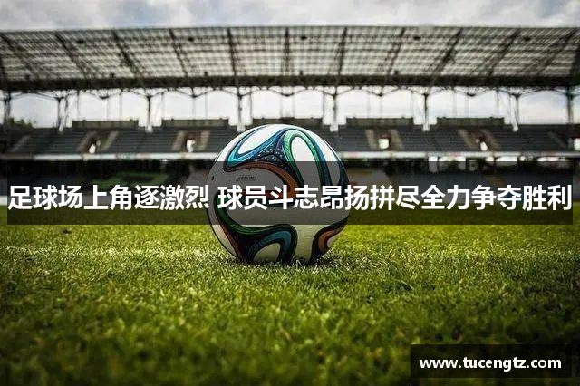 足球场上角逐激烈 球员斗志昂扬拼尽全力争夺胜利