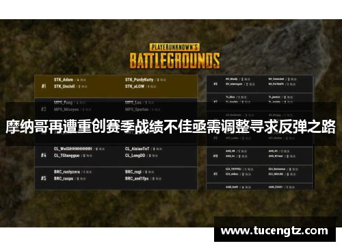 摩纳哥再遭重创赛季战绩不佳亟需调整寻求反弹之路